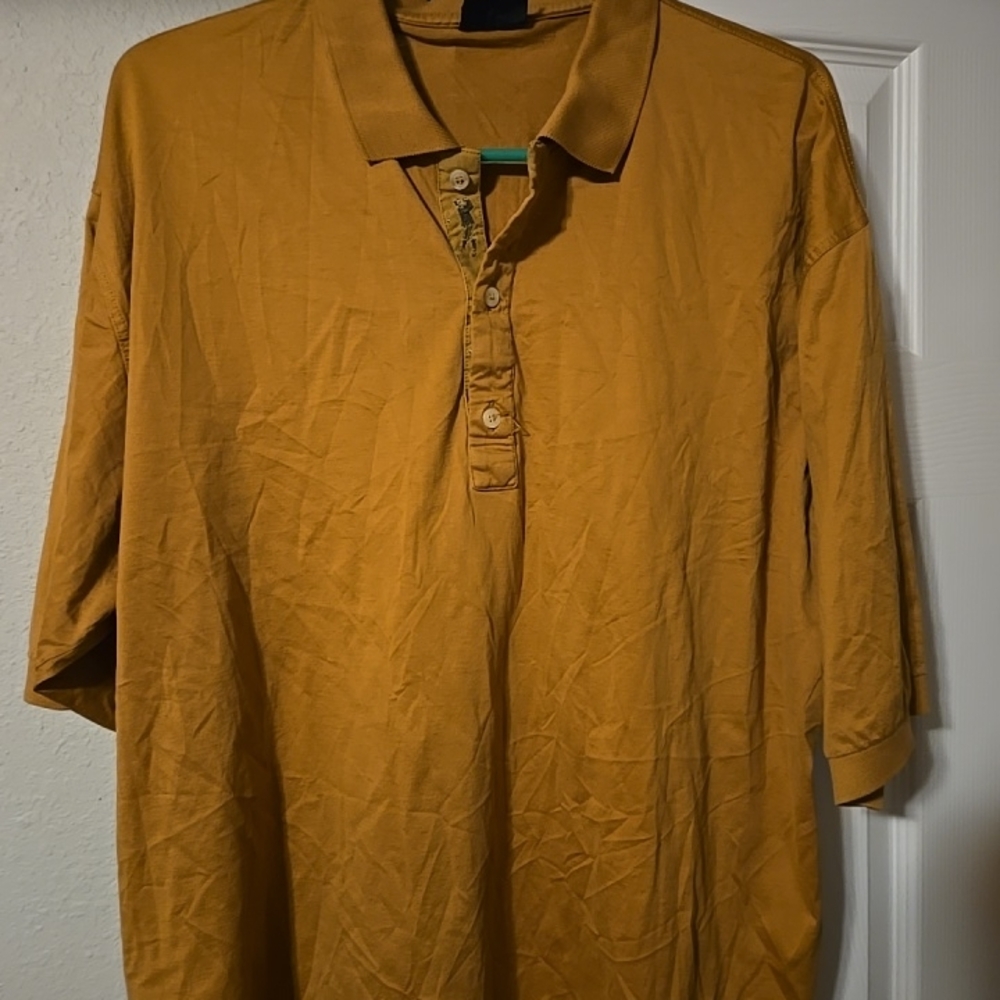 Bobby Jones Men's Polo Shirt - Mustard Yellow